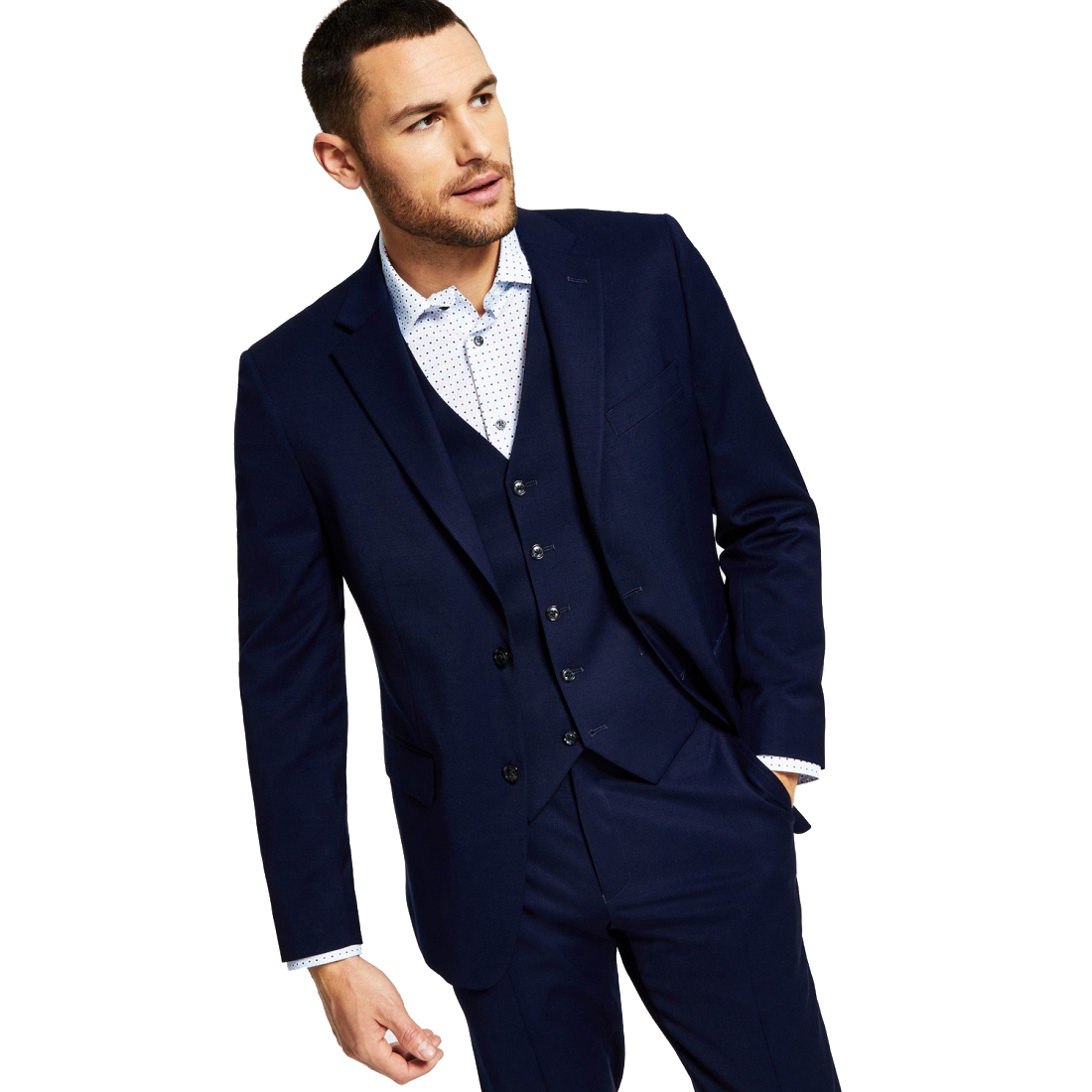 Blazer 'Modern-Fit Wool TH-Flex Stretch Suit Separates' pour Hommes