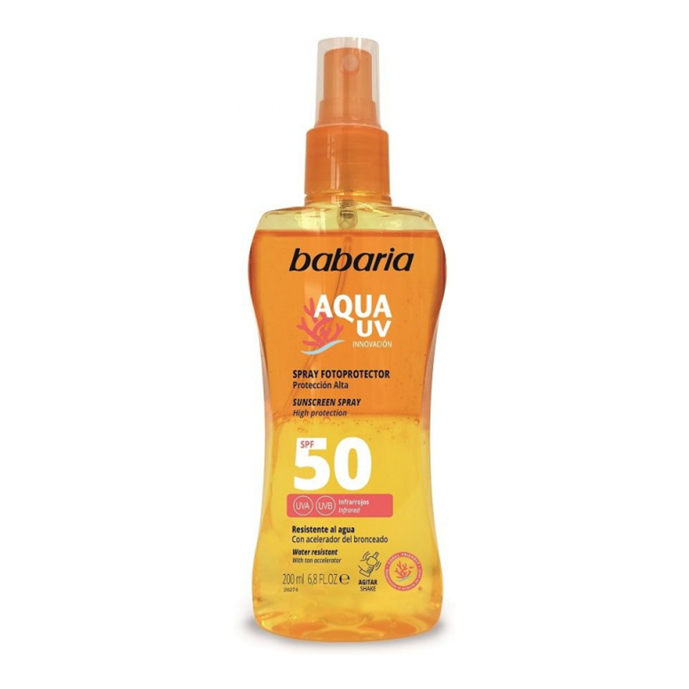 Spray de protection solaire 'Solar Aqua UV SPF50' - 200 ml