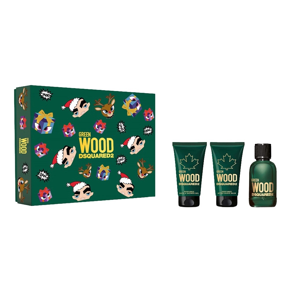 'Green Wood' Perfume Set - 3 Pieces