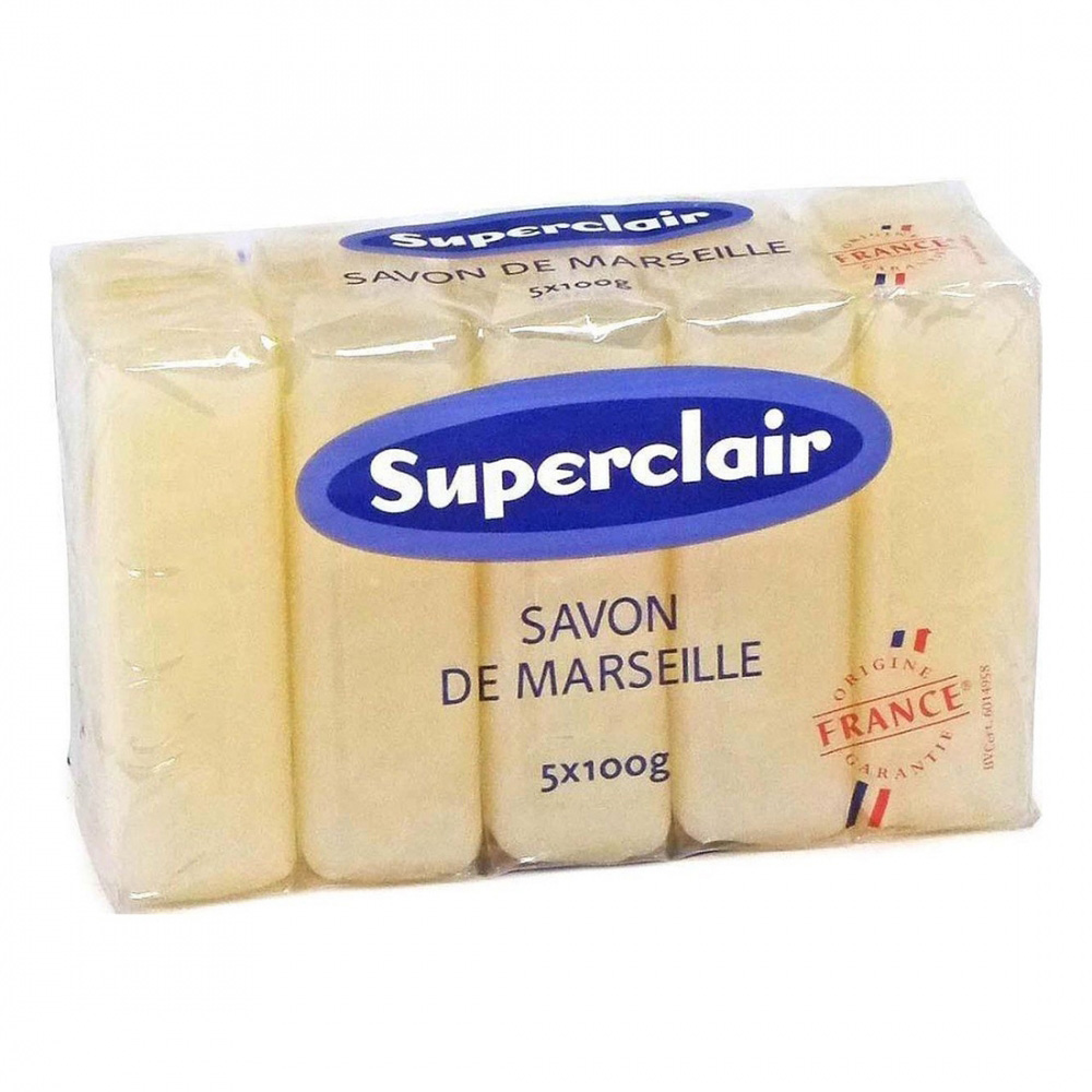'Marseille' Soap Bar - 100 g, 5 Pieces