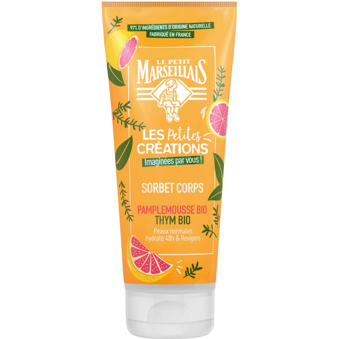 'Les Petites Créations with Organic Grapefruit and Organic Thyme' Hydrating Body Gel - 200 ml