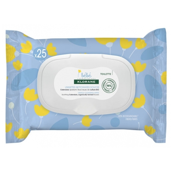 Bébé Lingettes Nettoyantes Douces - 25 Pièces