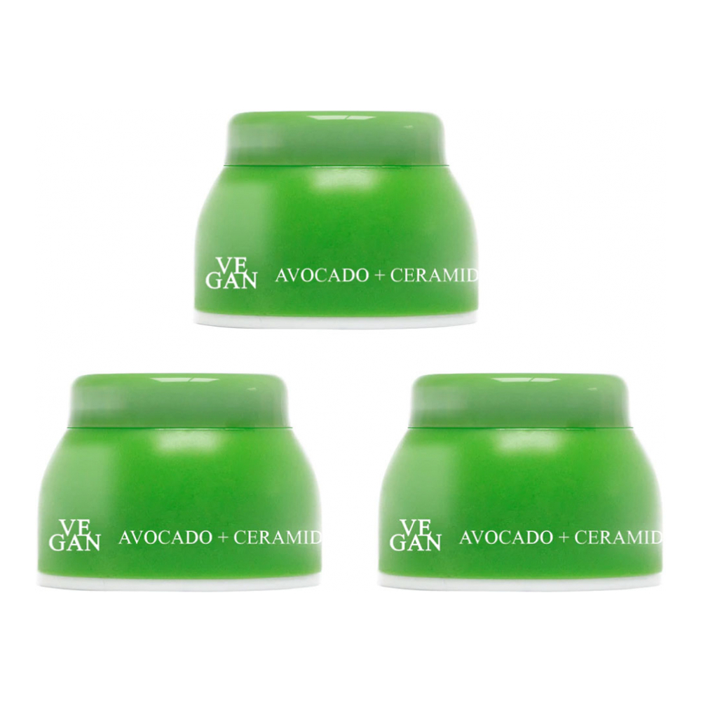 'Avocado + Ceramides' Eye Cream - 10 ml, 3 Pieces