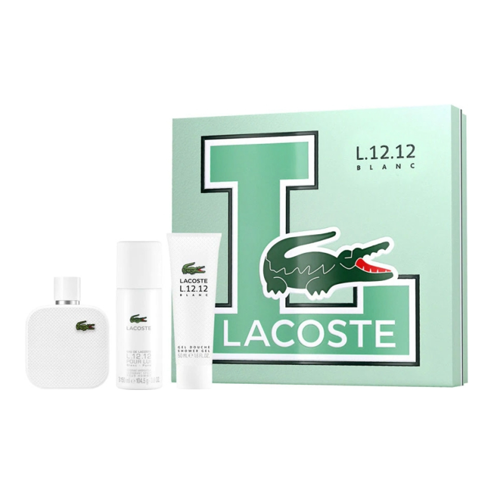 'L.12.12 Blanc' Coffret de parfum - 3 Pièces