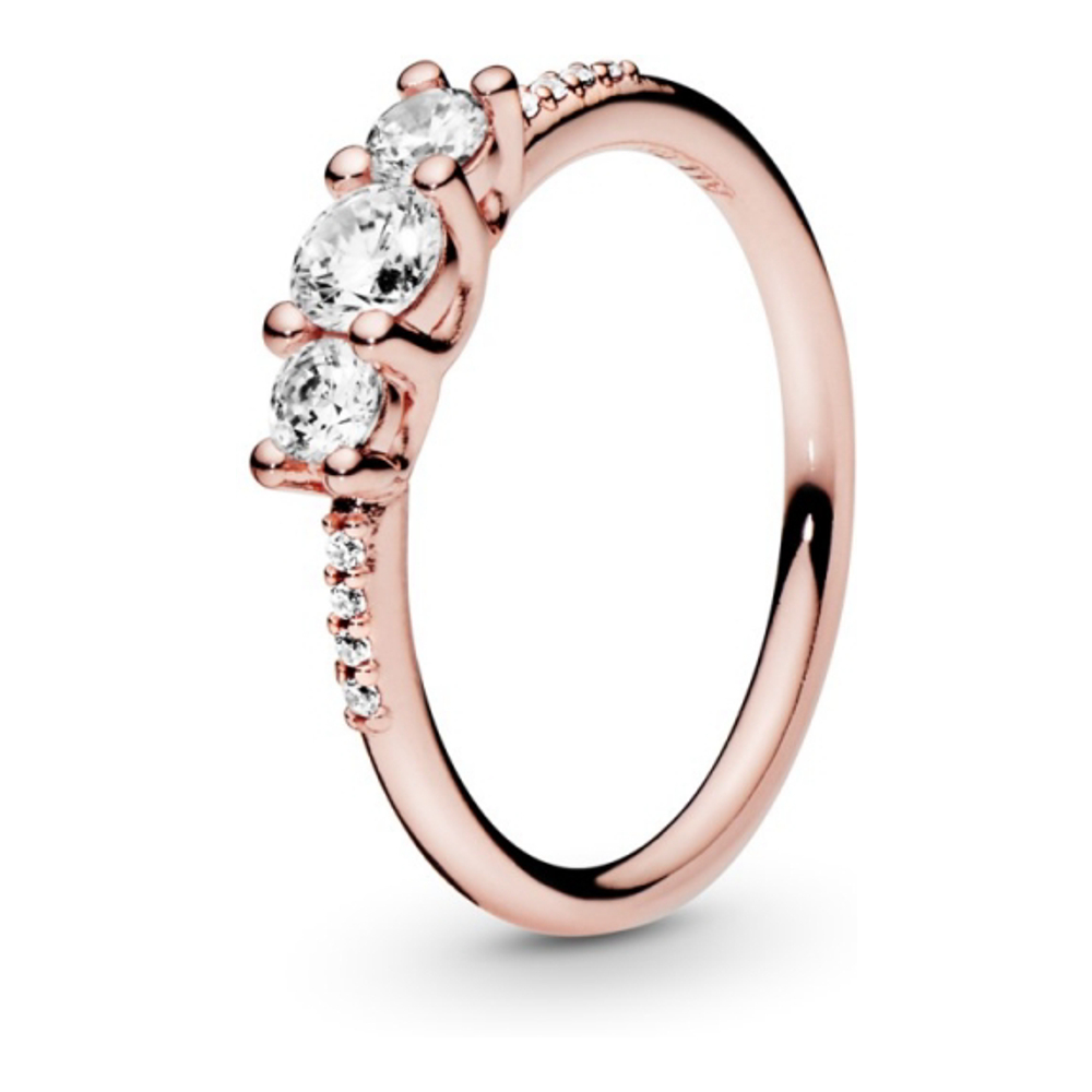 Women's 'Clear Three Stone' Ring
