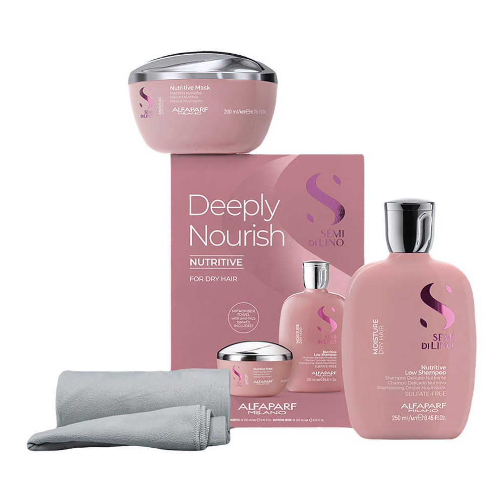 Set de soins capillaires 'Semi Di Lino Moisture' - 3 Pièces