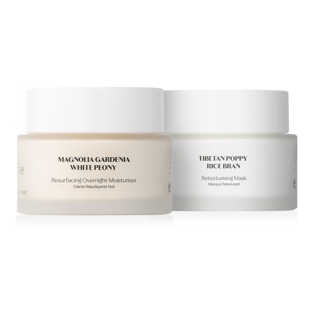 'Bright Smoothing Nightime Routine' SkinCare Set - 45 ml, 2 Pieces