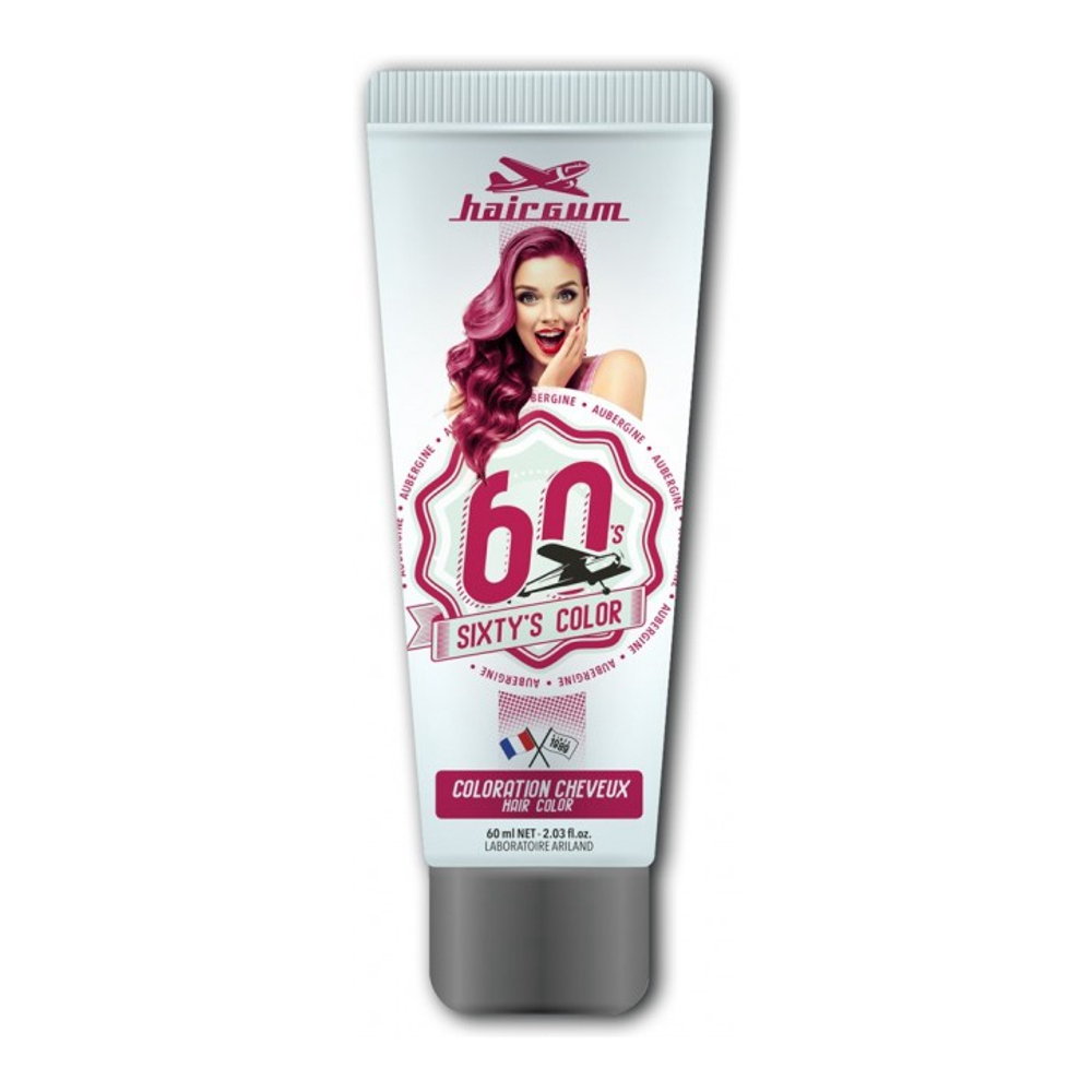 'Sixty'S' Farbe der Haare - Aubergine 60 ml