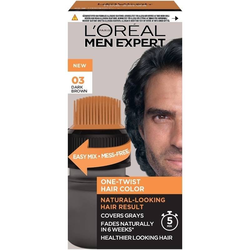 'Men Expert One-Twist' Hair Colour - 3 Dark Brown 50 ml