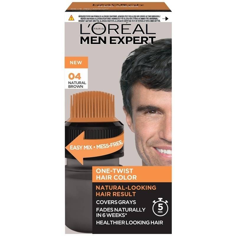 'Men Expert One-Twist' Hair Colour - 4 Natural Brown 50 ml