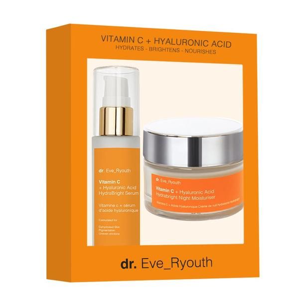Coffret de soins de la peau 'Vitamin C + Hyaluronic Acid Hydrabright' - 2 Pièces