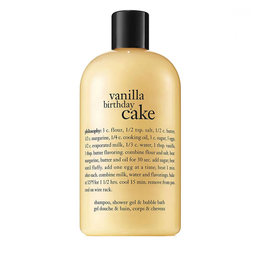 'Vanilla Birthday Cake' Gel douche et Shampoing - 480 ml