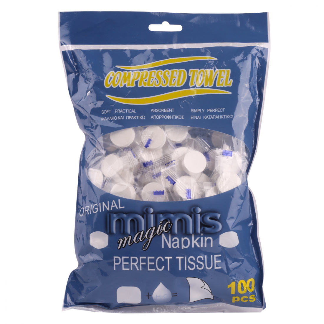 Lingettes nettoyantes 'Effervescent' - 100 Lingettes