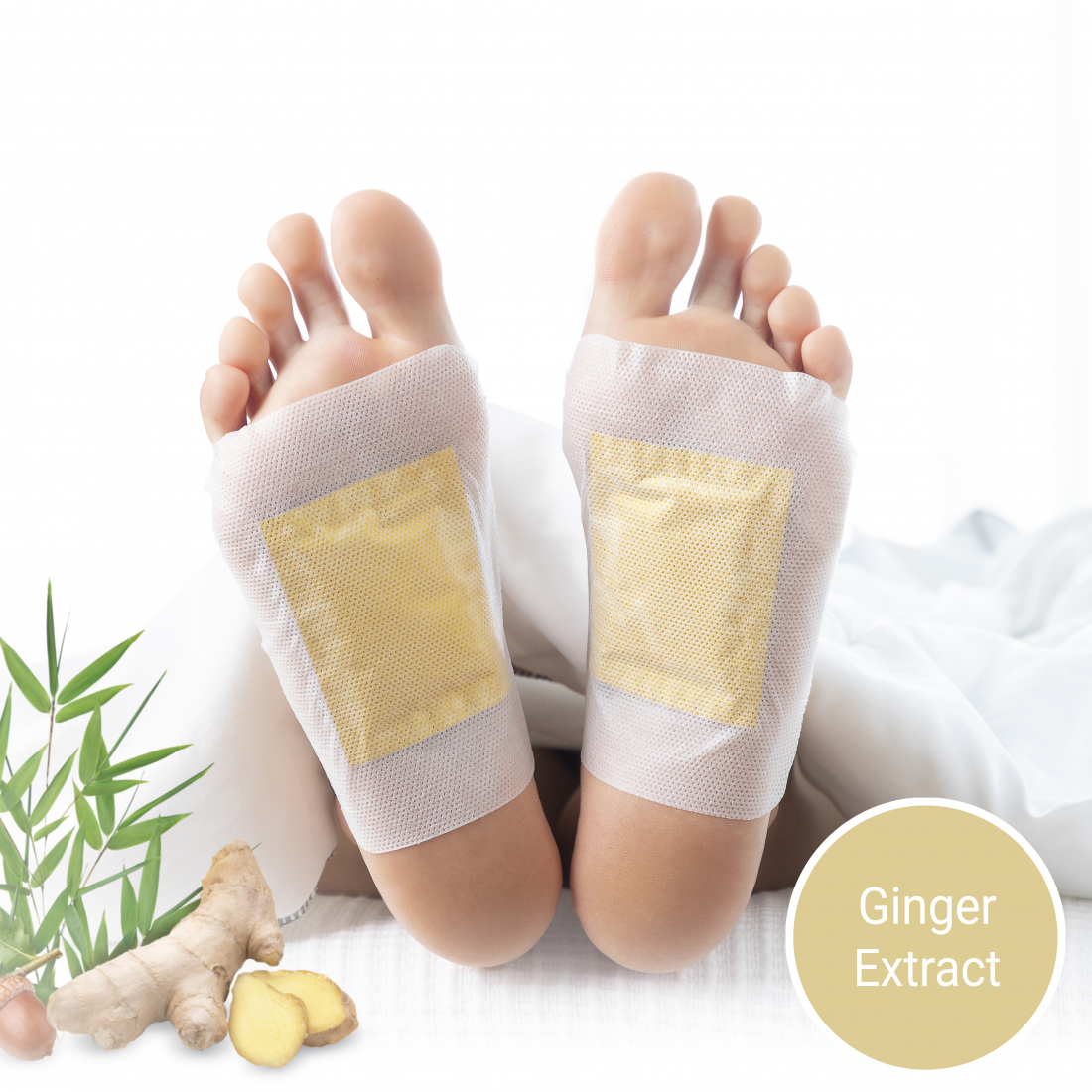 'Ginger Detox' Foot Patches - 10 Pieces