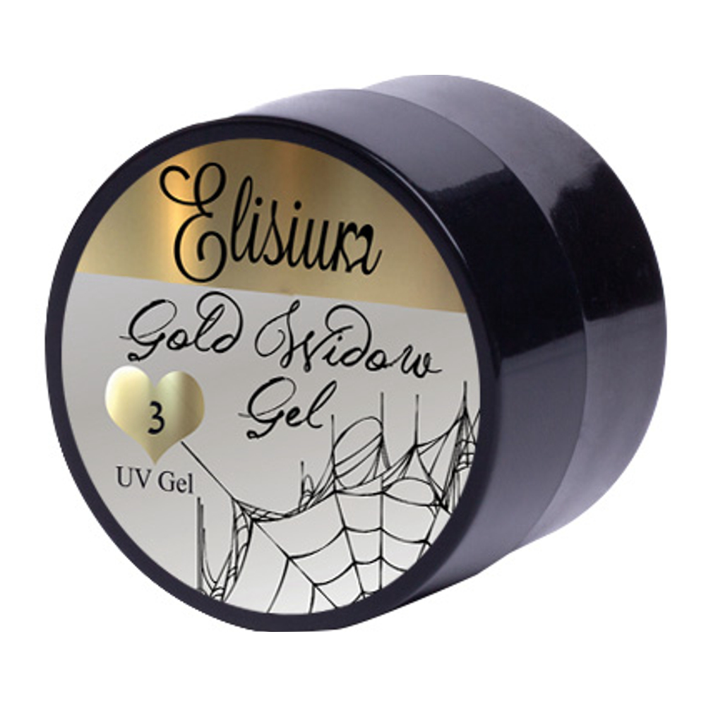 'Spider Web' Nail Gel - 3 Gold Widow 5 ml