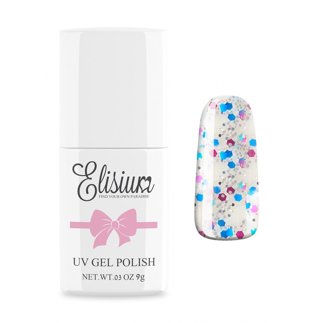 Vernis à ongles en gel 'Hybrid/ UV' - 098 Crazy Confetti 9 g