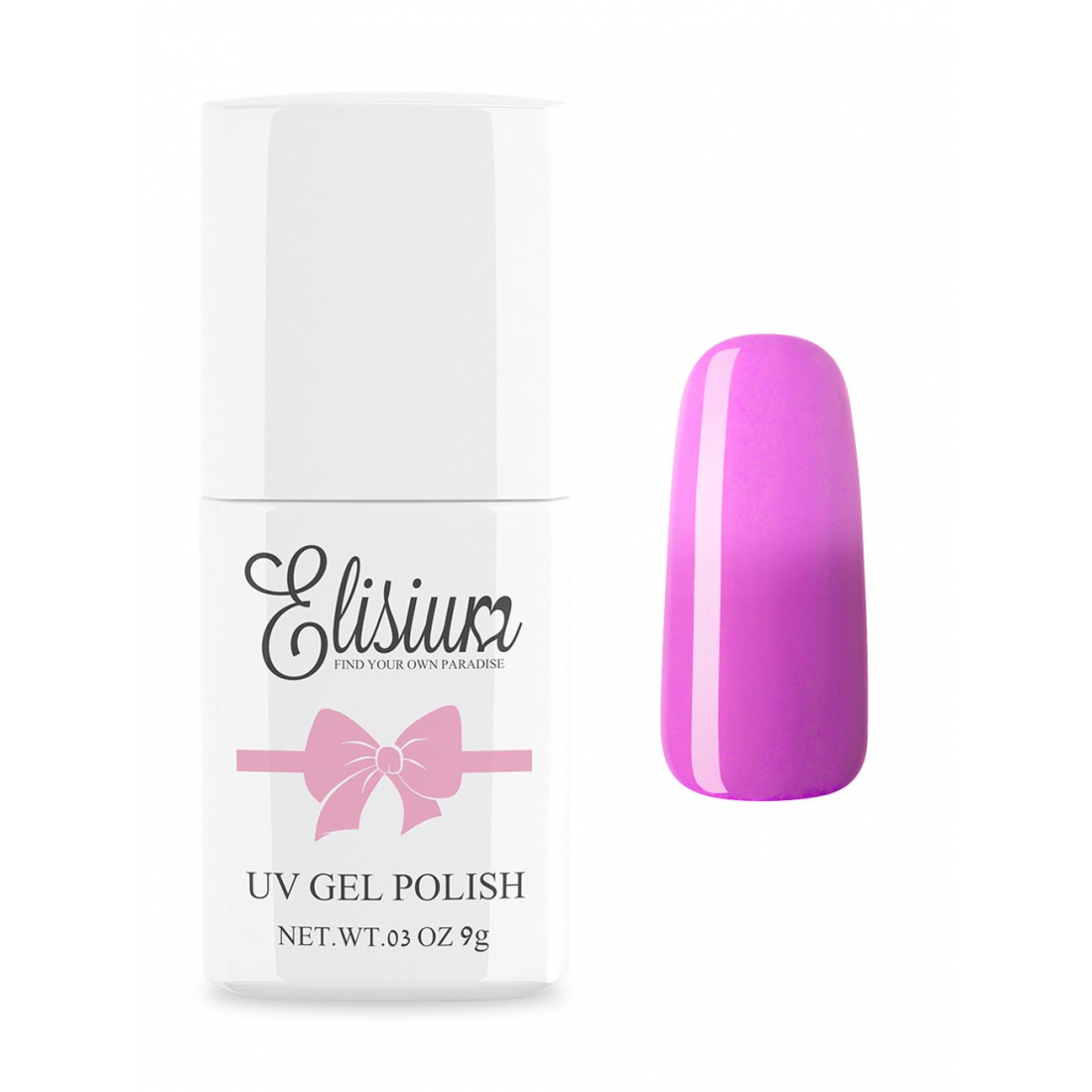 Vernis à ongles en gel 'Thermal hybrid' - 087 Purple Rain 9 g