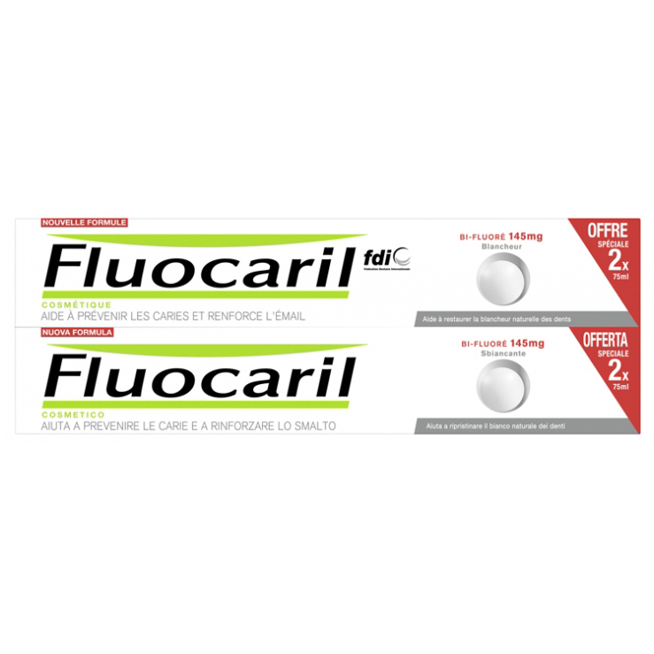 Dentifrice 'Bi-Fluoré Whitening' - 75 ml, 2 Pièces