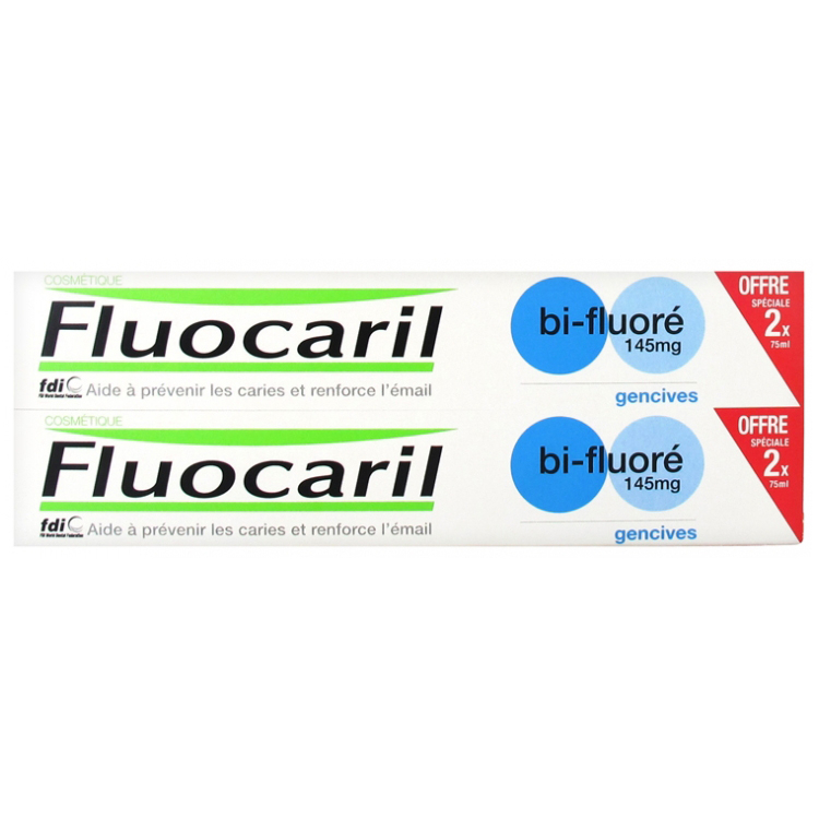 Dentifrice 'Bi-Fluoré Gums' - 75 ml, 2 Pièces