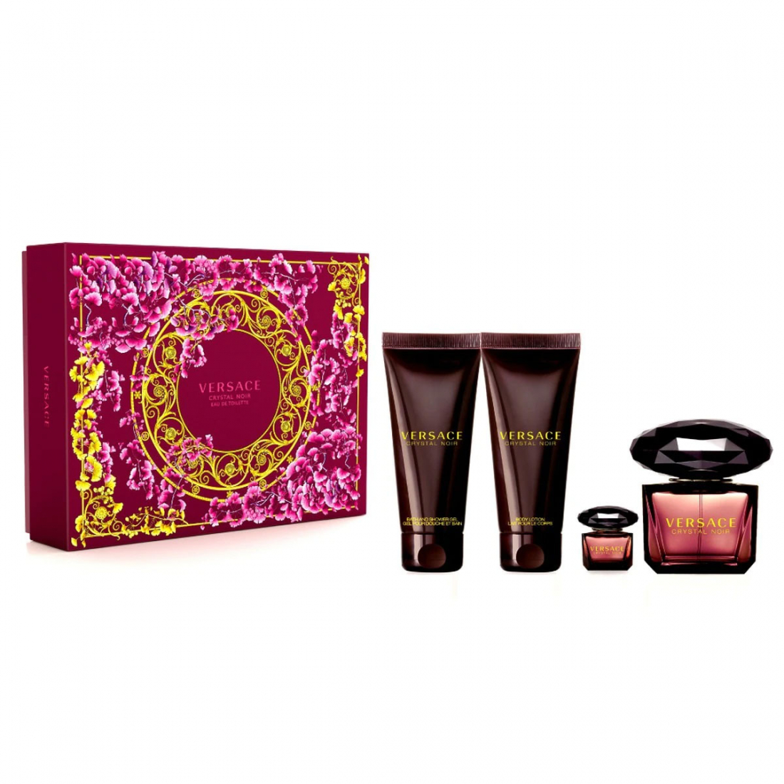 'Crystal Noir' Perfume Set - 4 Pieces