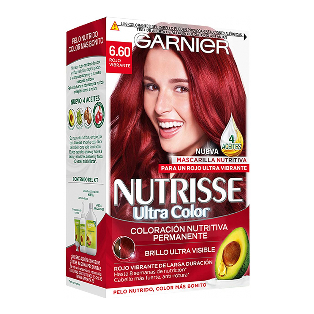 'Nutrisse' Hair Dye - 6.6 Vibrant Red 3 Pieces