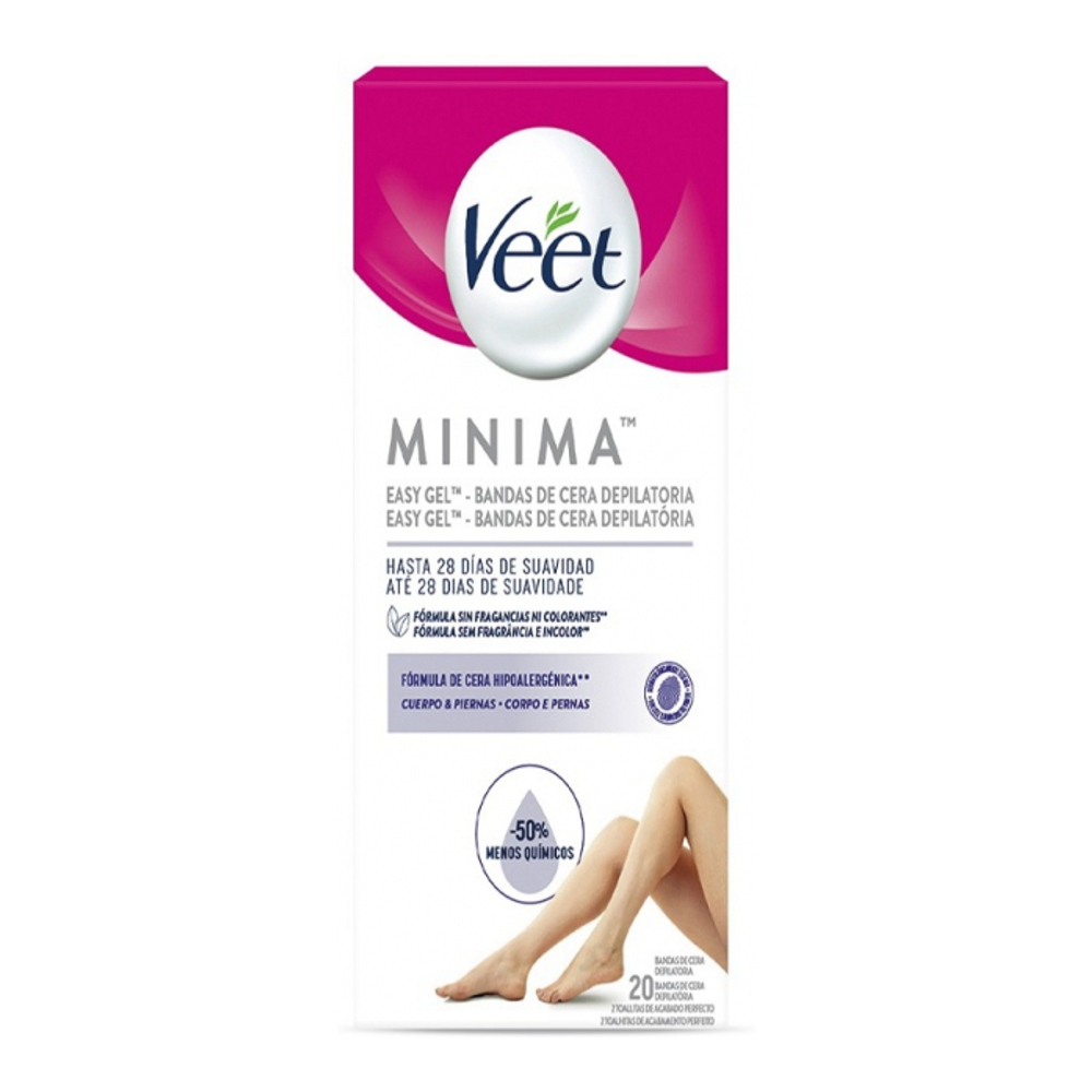 Bandes de cire 'Pure Minima Hypoallergenic' - 20 Pièces