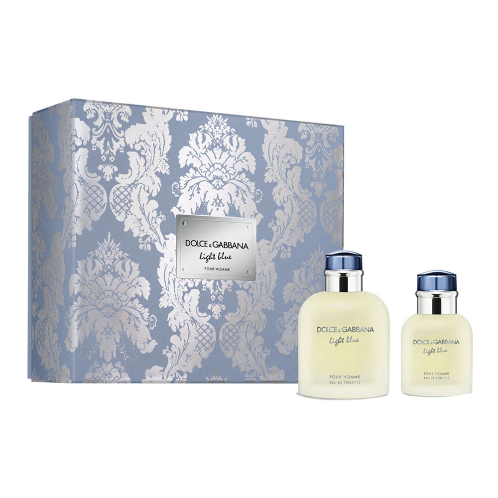 'Light Blue Pour Homme' Perfume Set - 2 Pieces