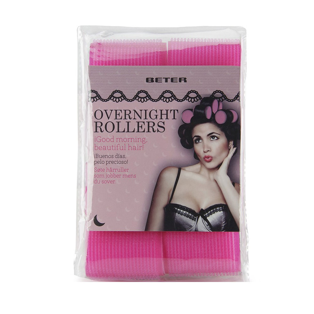 'Overnight' Hair Rollers - 8 Pieces