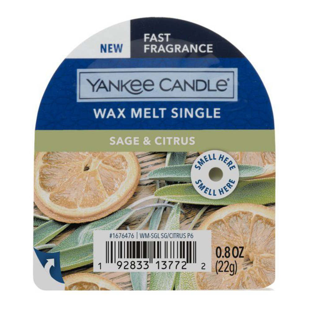 'Sage & Citrus Classic' Wax Melt - 22 g