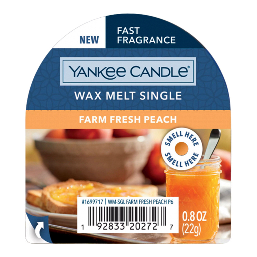 'Farm Fresh Peach Classic' Wax Melt - 22 g