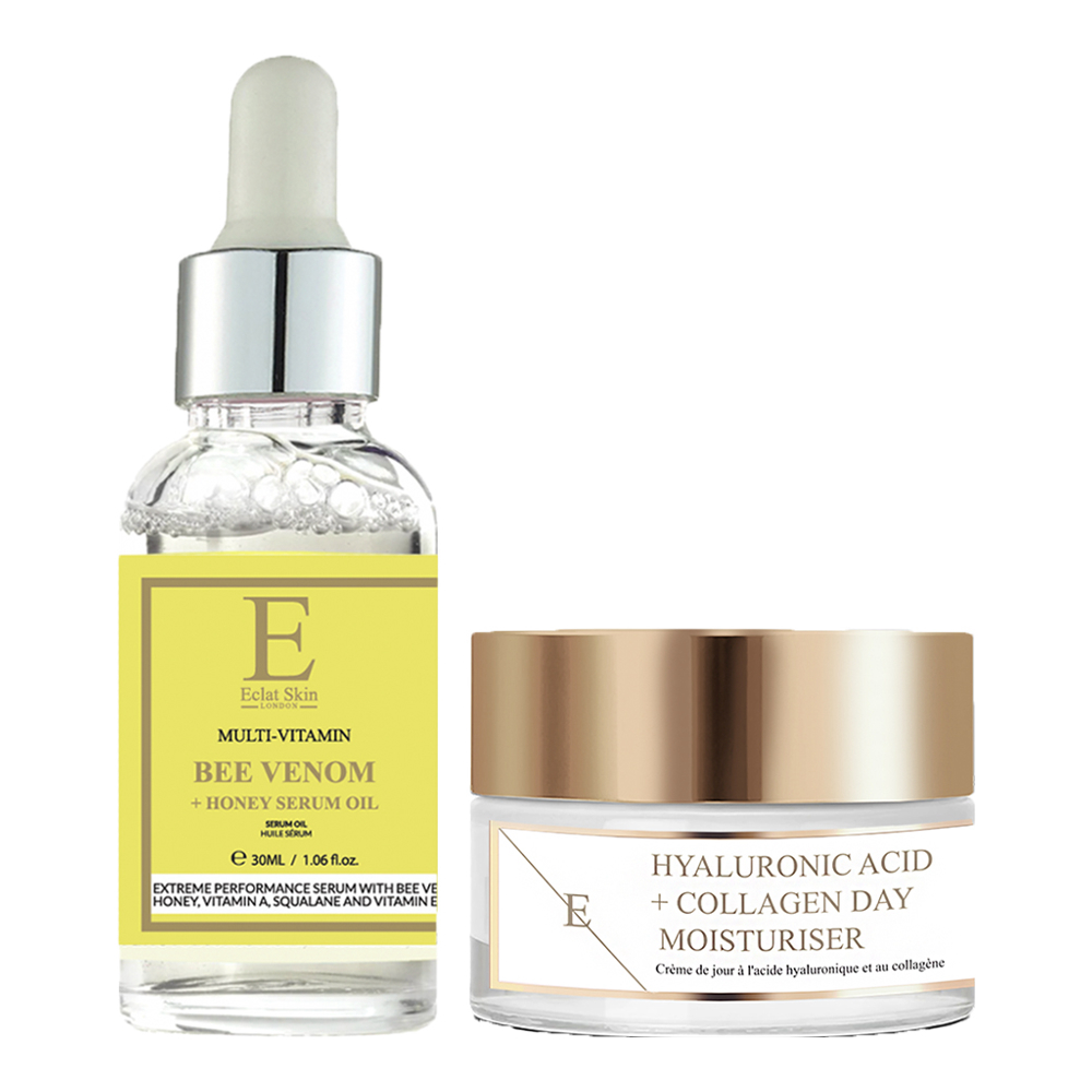 Crème de jour, Sérum pour le visage 'Bee Venom & Manuka Honey + Hyaluronic Acid & Collagen Pro Age'