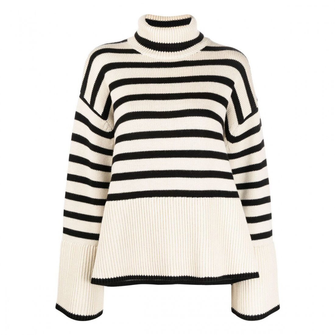Pull à col roulé 'Signature Stripe' pour Femmes