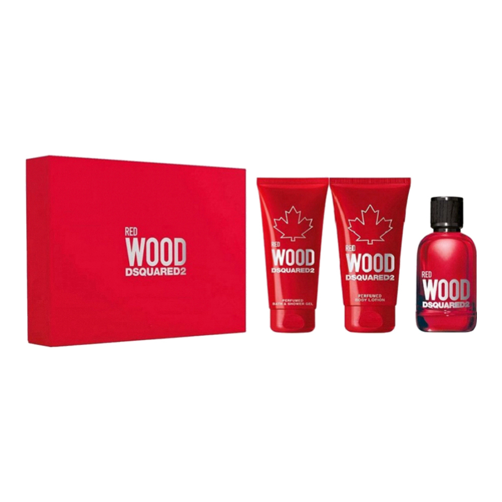 Coffret de parfum 'Red Wood' - 3 Pièces