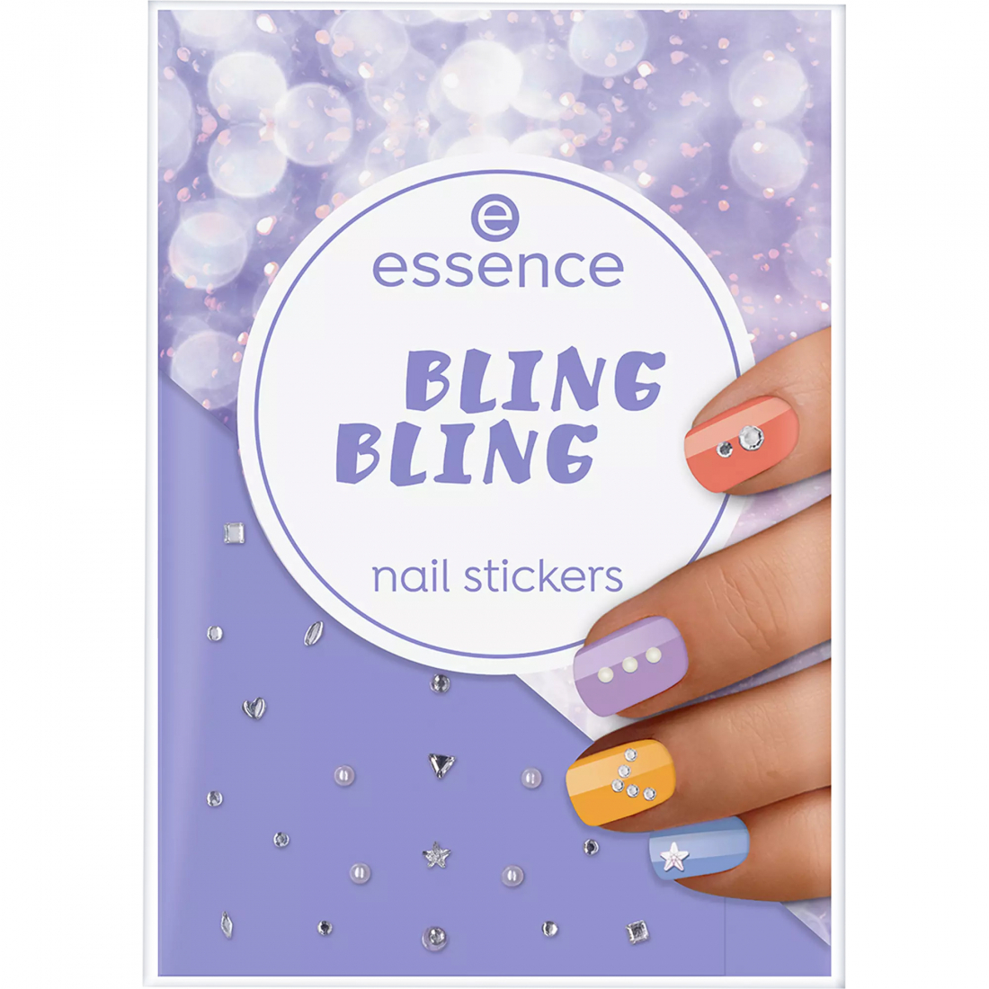'Bling Bling' Nail Stickers - 28 Pieces