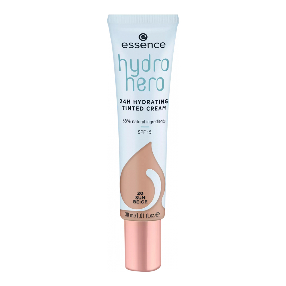 Crème teintée 'Hydro Hero 24H Hydrating' - 20 Sun Beige 30 ml