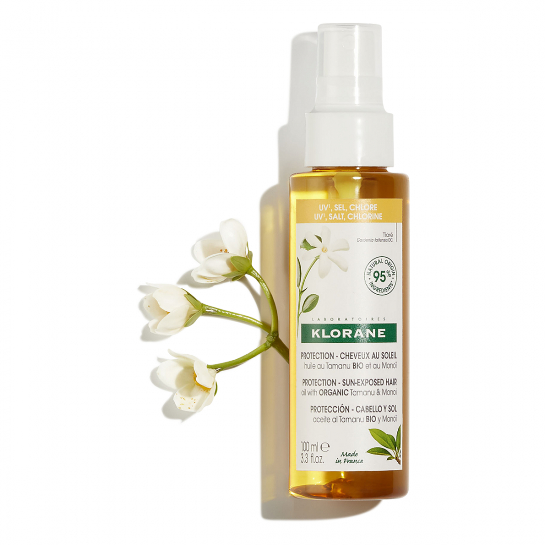 'Polysianes Au Monoï et Tamanu BIO' Hair Oil - 100 ml