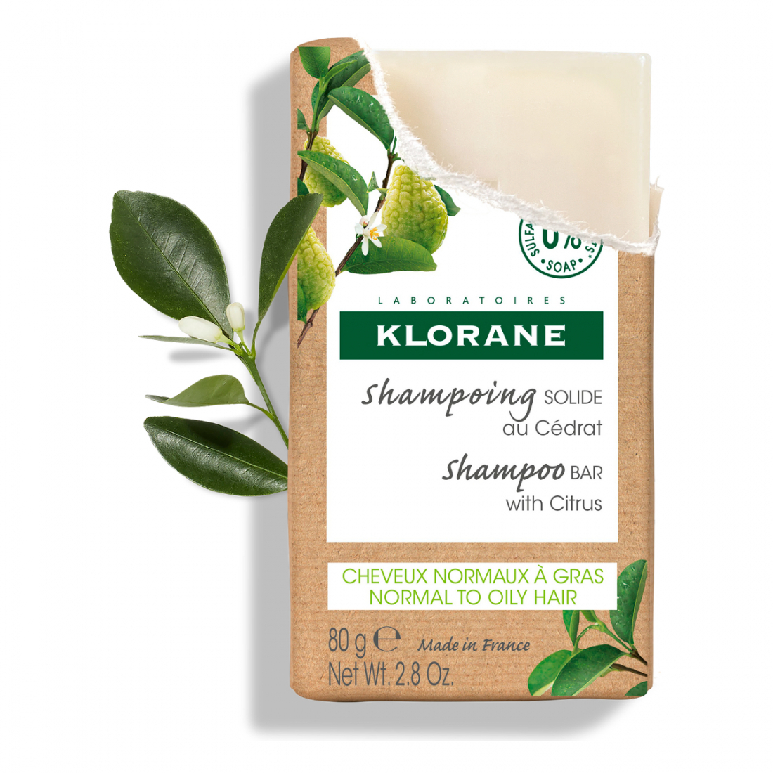 'Au Cédrat' Solid Shampoo - 80 g