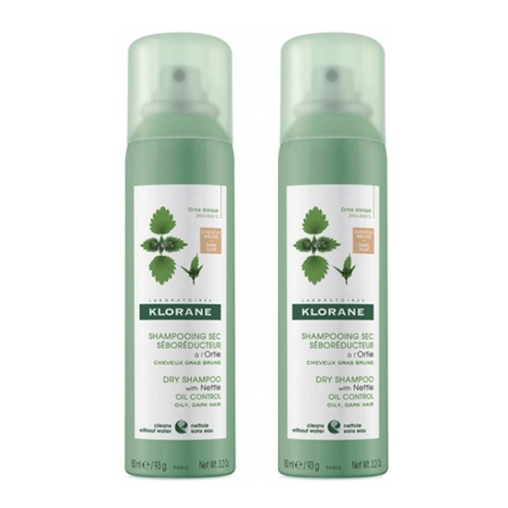 Shampoing Sec Teinté À L'Ortie - 150 ml, 2 Pièces