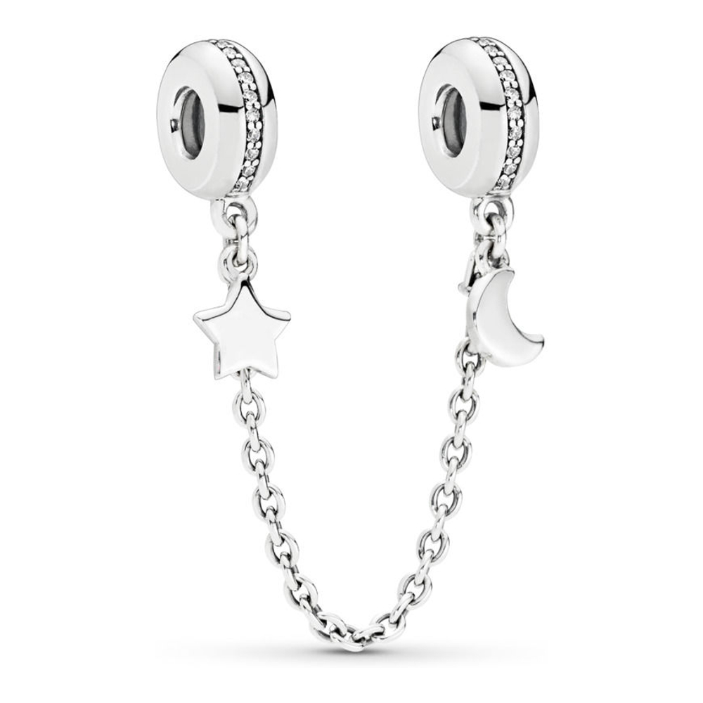 Women's 'Half Moon & Star' Safety Chain
