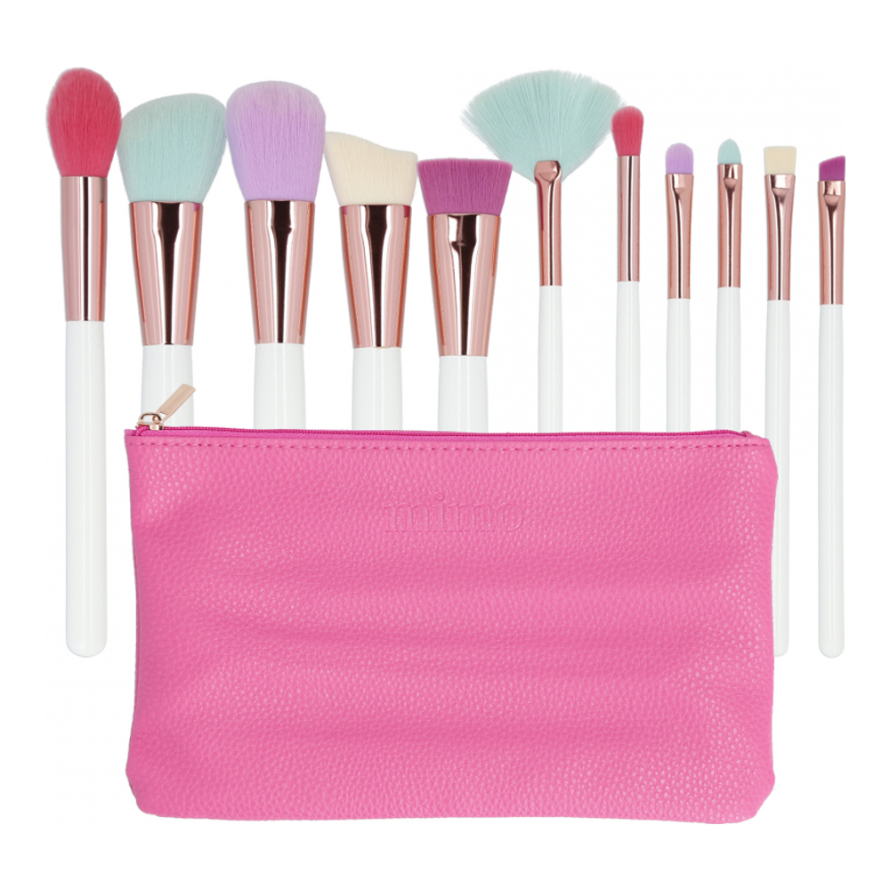 Set de pinceaux de maquillage - 11 Pièces