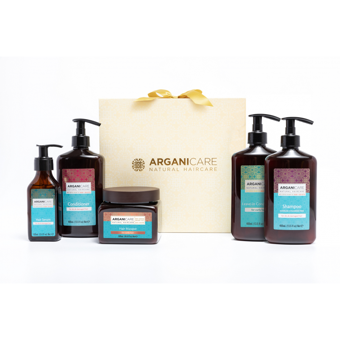 Boîte cadeau 'Huile D'Argan & Karité' - 5 Pièces