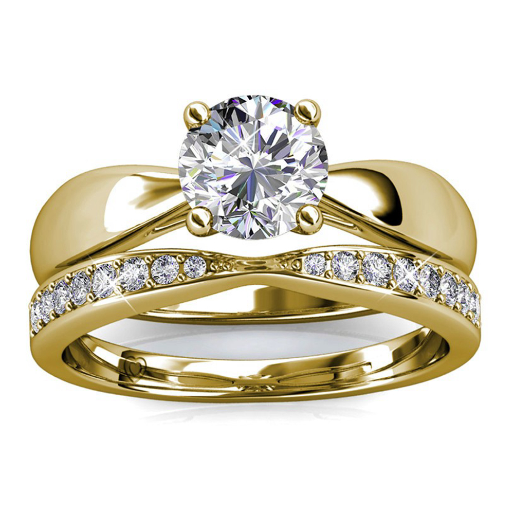 Bague 'Prestige' pour Femmes - 2 Pièces