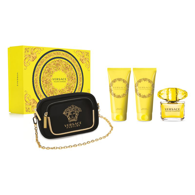 'Yellow Diamond' Perfume Set - 4 Pieces