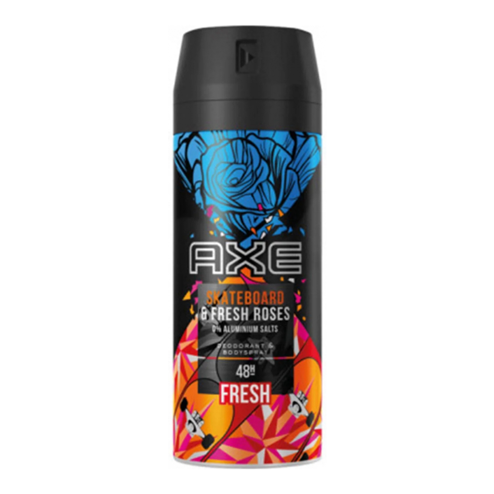 Déodorant spray 'Skateboard & Fresh Roses' - 150 ml