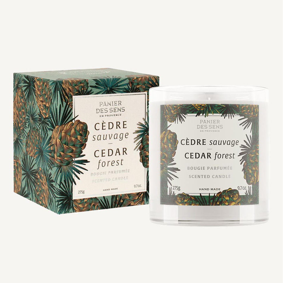 'Cèdre Sauvage' Scented Candle - 275 g