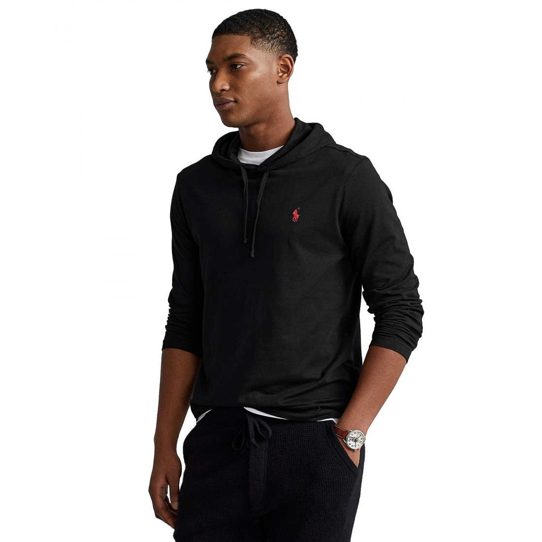 'Jersey Hooded T-Shirt' pour Hommes