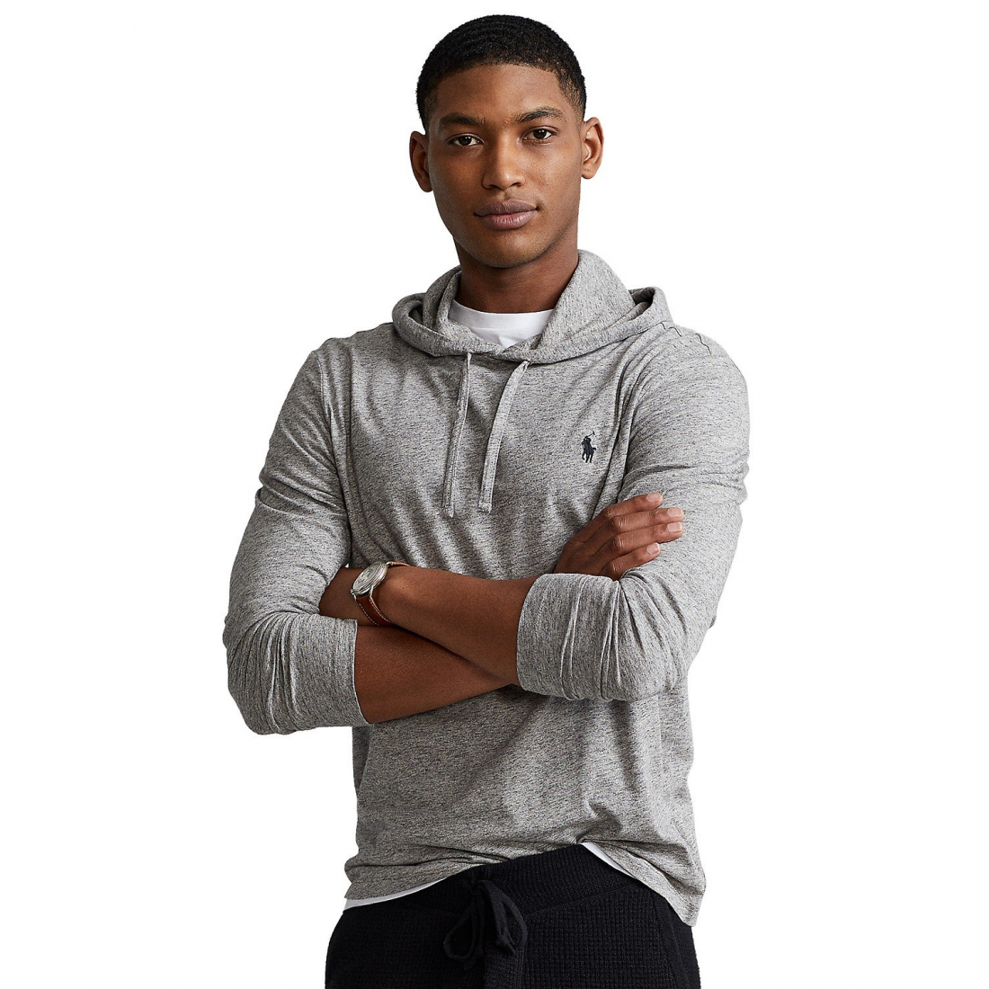 'Jersey Hooded T-Shirt' pour Hommes