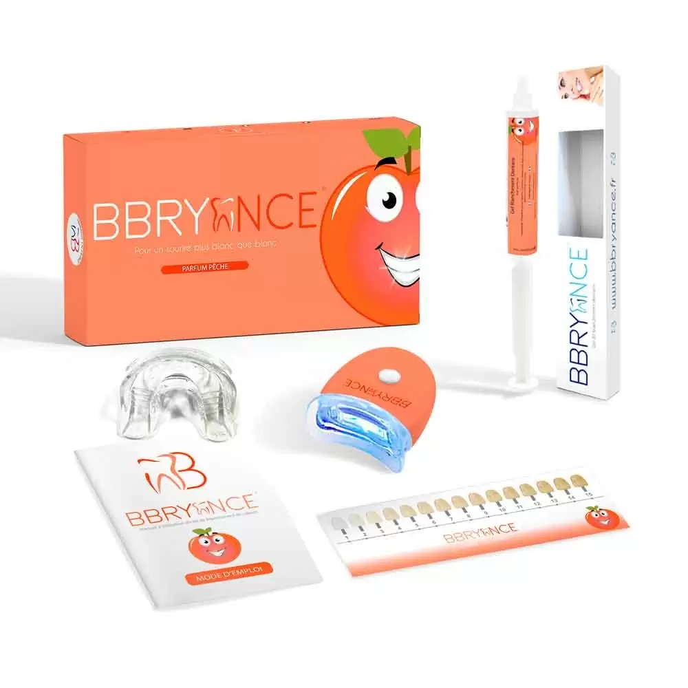 Kit de blanchiment des dents - Peach 5 Pièces