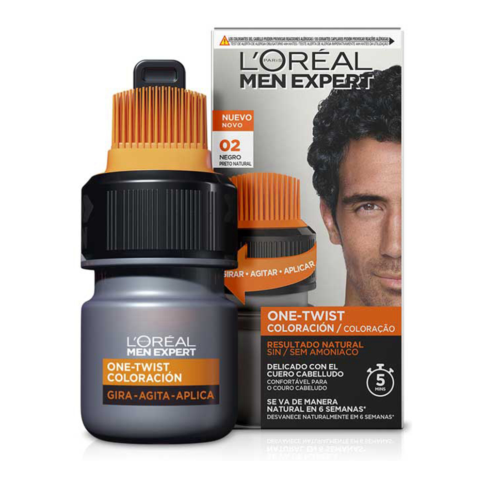 'Men Expert One-Twist' Haarfarbe - 2 Natural Black 50 ml