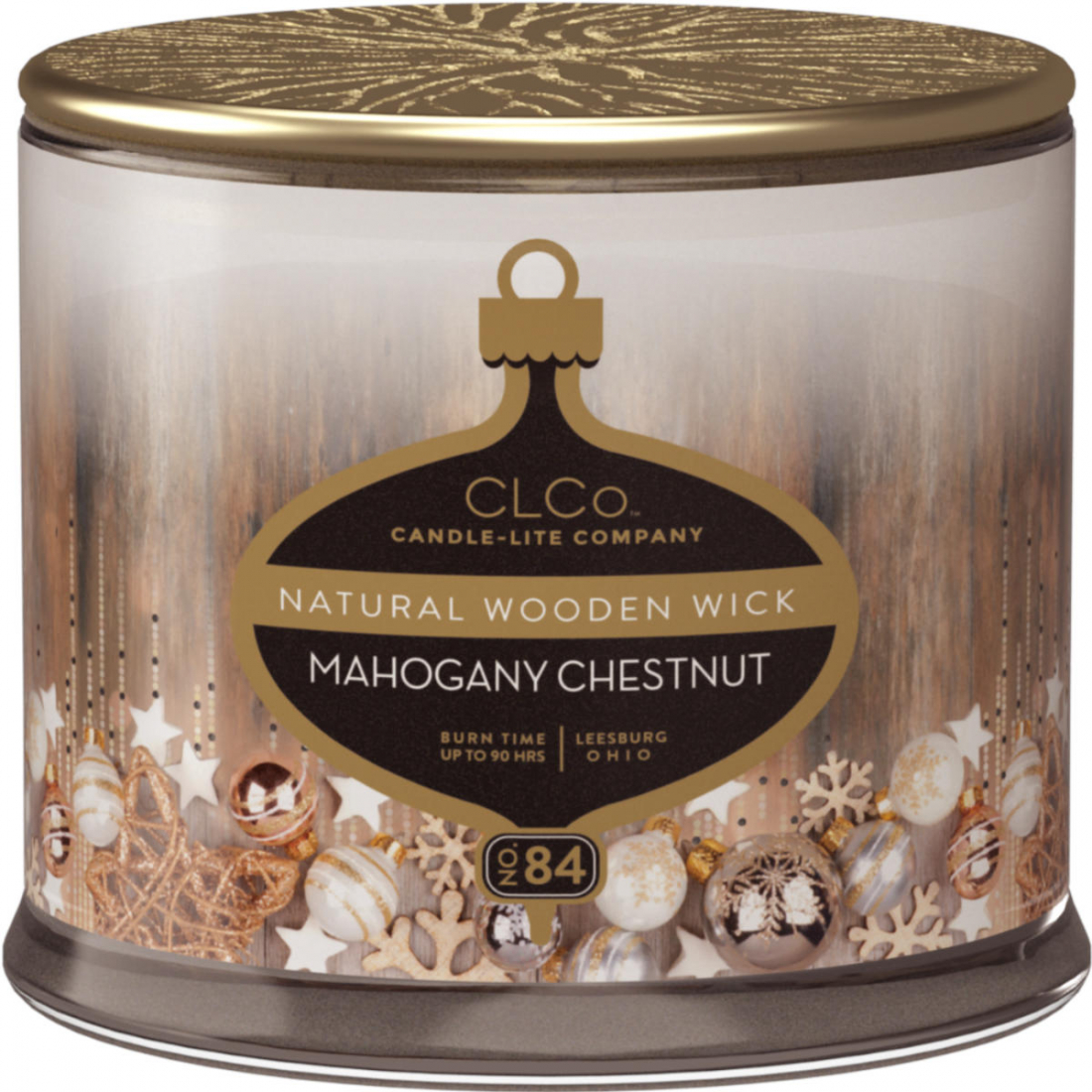 Bougie parfumée 'Mahogany Chestnut' - 396 g
